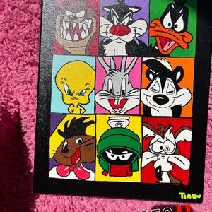 Colorful Cartoon Character Canvas Art